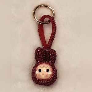 Crybaby Cute Red Bling Keychain Bag Charm
